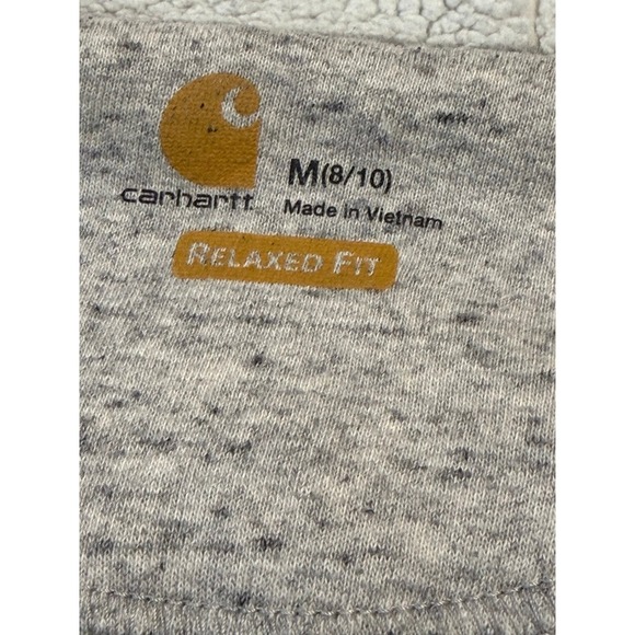 Women's Carhartt relaxed fit Sherpa lined zip up jacket.  Size Medium cozy warm - Picture 5 of 7